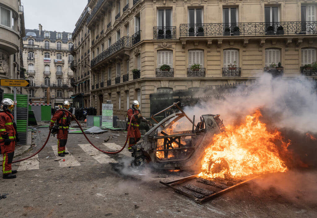 France gas tax riot