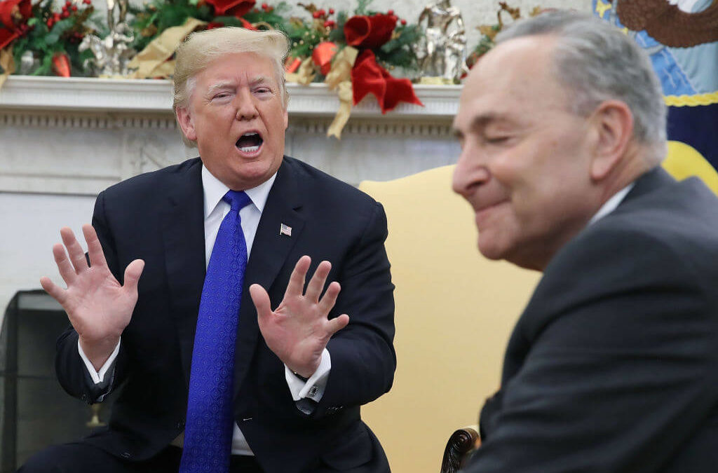 It’s Trump vs. Schumer in Border Wall Cage Match