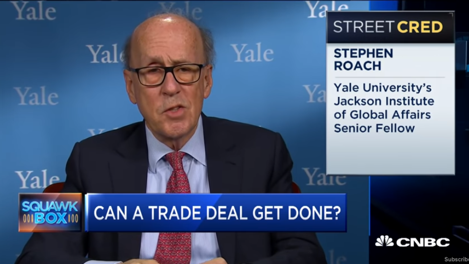 Stephen Roach: ‘Take Profits Very Quickly’ on Any US-China Trade Deal Rally