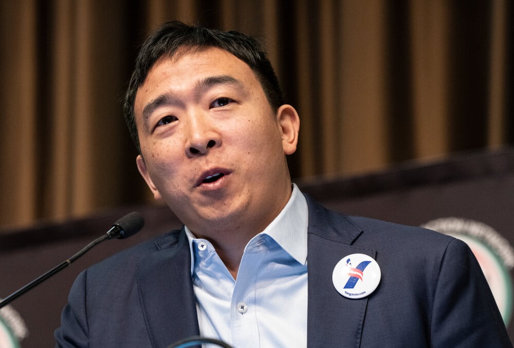 Andrew Yang universal basic income Freedom Dividend handout