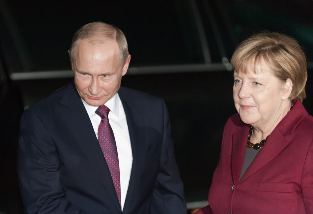 Putin and Merkel