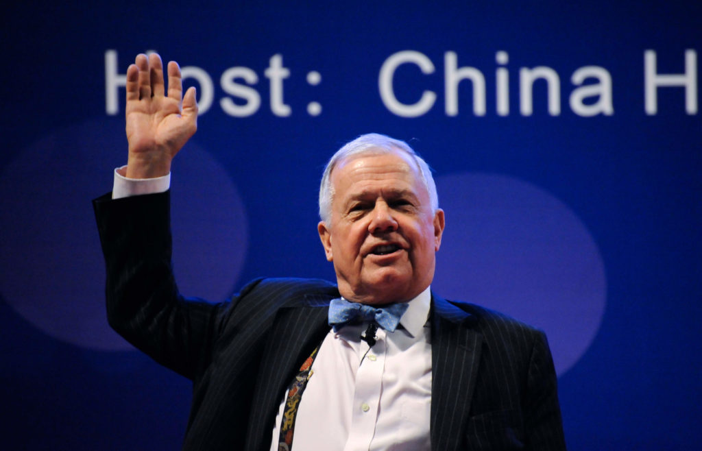 Jim Rogers melt up melt down trade war U.S. dollar