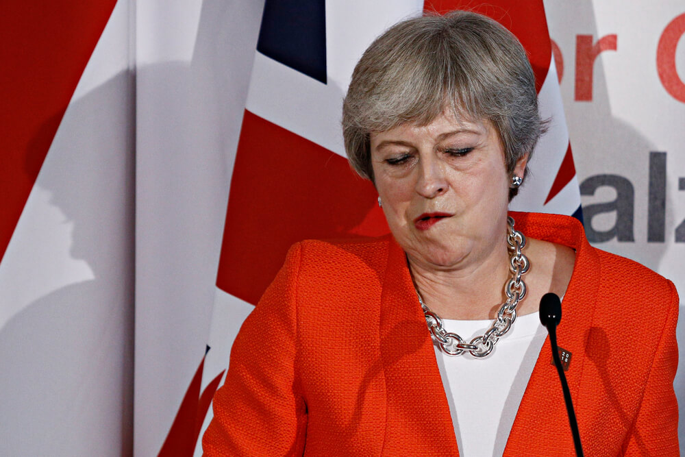 UK PM May’s Brexit Plan Crushed in Devastating Vote