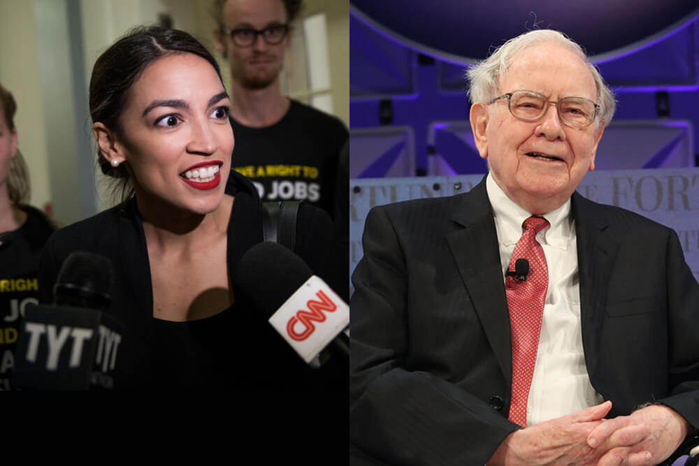 Buffett Agrees With Ocasio-Cortez — Rich Should Pay More in Taxes