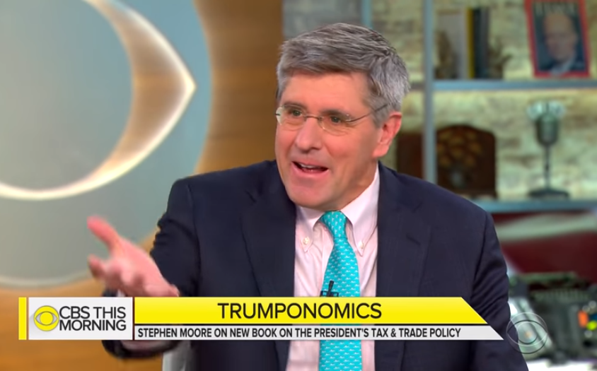 Trump’s Fed Pick Stephen Moore Owes IRS $75k in Unpaid Taxes, Fines