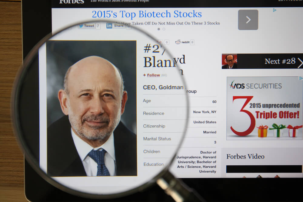 Lloyd Blankfein China tariffs Trump trade war