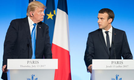 Trump Emmanuel Macron France tariff