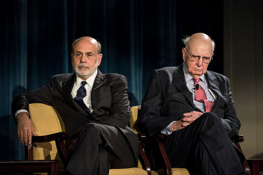 Paul Volcker Janet Yellen Ben Bernanke Alan Greenspan Federal Reserve