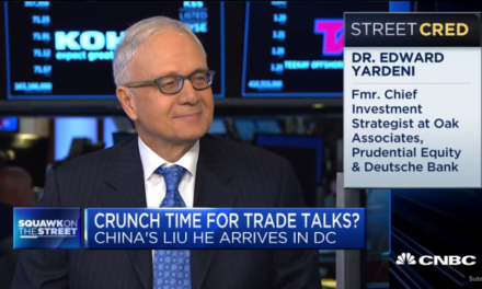 Long-Time Wall Street Bull Yardeni: ‘Market Melt-Up’ Threatening ‘Nasty Correction’