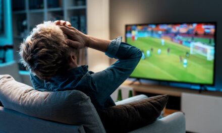 sports watching tv disappointed